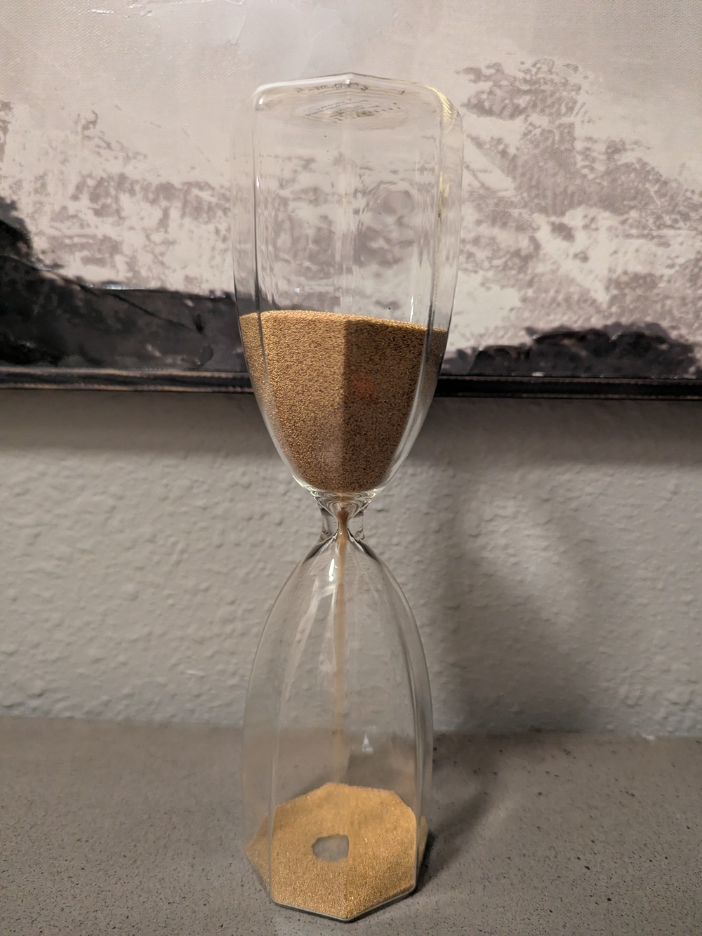 Pottery Barn 3 minute hourglass